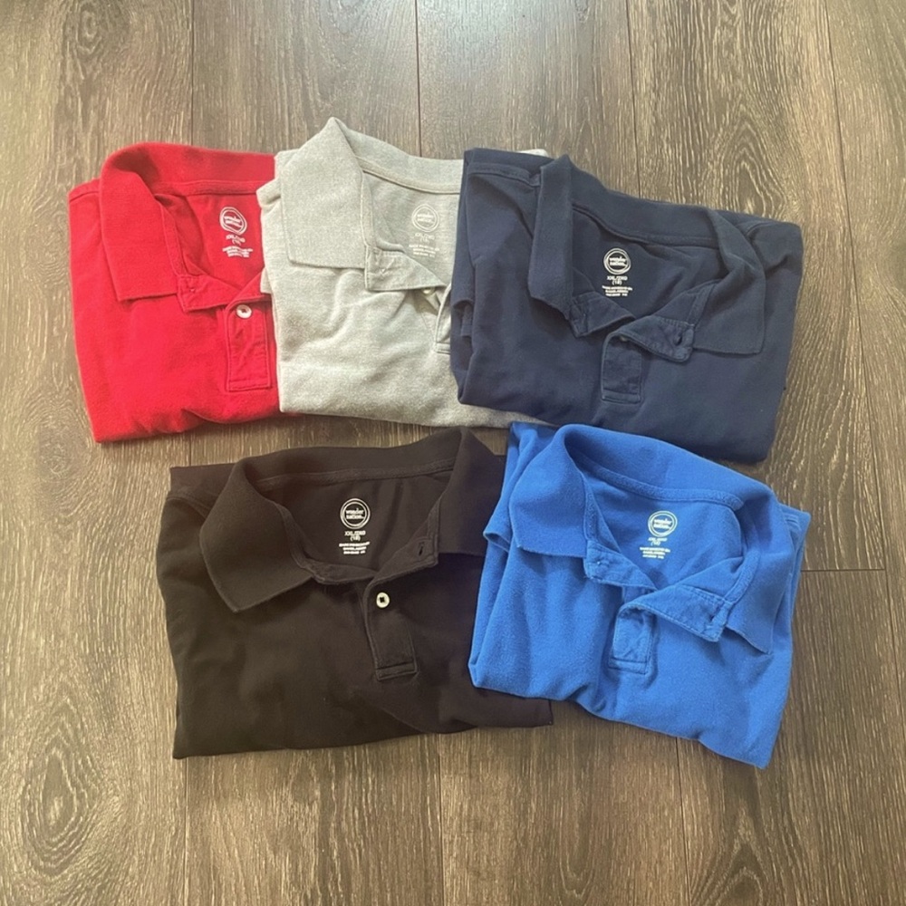 Wonder Nation Boys Polo Shirt Bundle